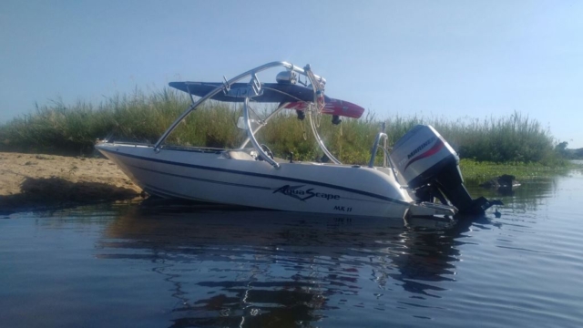 OTB-4 Bimini on Air Tower AquaScape OTB-4 Bimini on Air Tower AquaScape